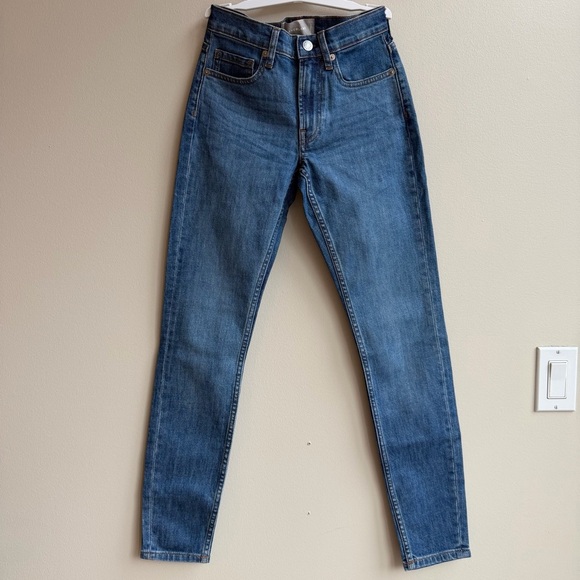 Everlane High Rise Blue Women's Jeans - Picture 2 of 10